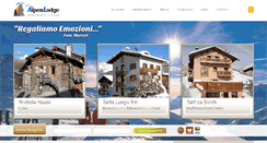 Desktop Screenshot of alpenlodge.it